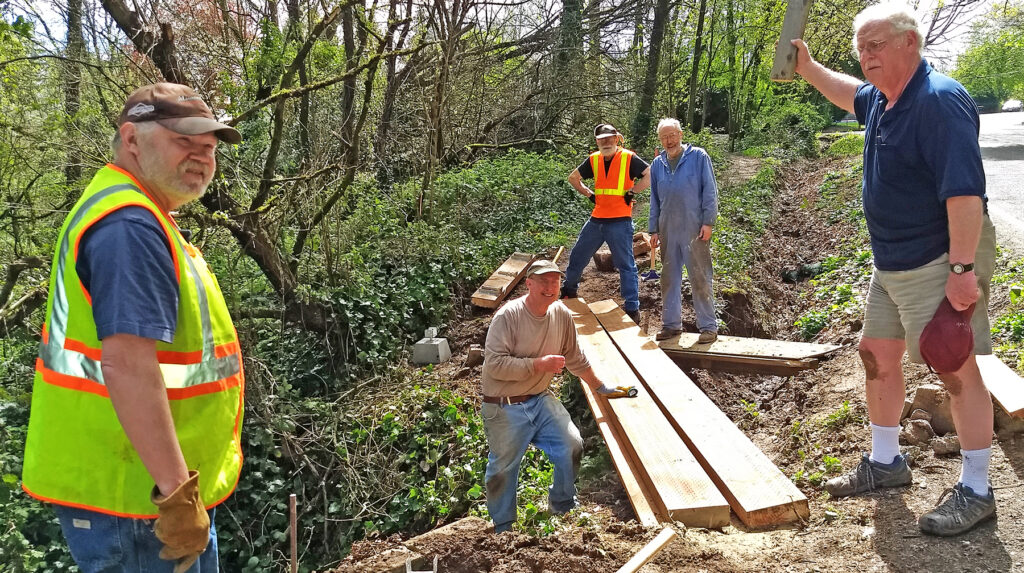 woods park work party